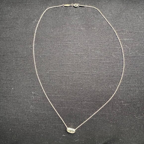 Tiffany & Co. Elsa Peretti® Bean® design Pendant Necklace Sterling Silver - Picture 2 of 15